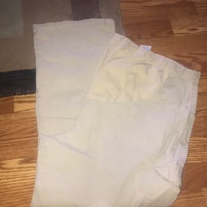 Khaki maternity pants